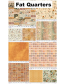 Tim Holtz Palette Orange Fat Quarter Bundle - 10 pcs