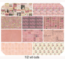 Tim Holtz Palette Pink 1/2 yard cut bundle - 10 pcs