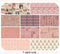 Tim Holtz Palette Pink 1 yd cut bundle - 10 pcs