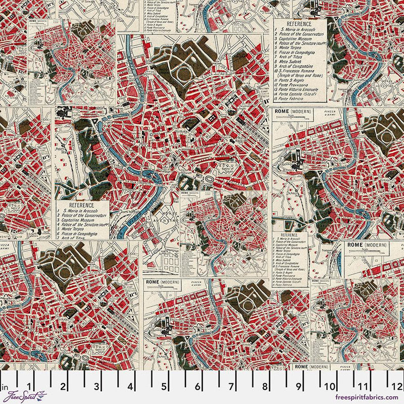 Tim Holtz Palette Red Map - Red