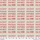 Tim Holtz Palette Red Typography - Red
