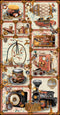 Time Travel 24" Steampunk Panel - Ivory