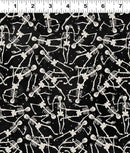 Toil & Trouble Glow in the Dark Skeletons - Black