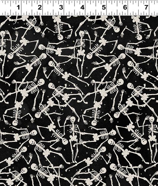 Toil & Trouble Glow in the Dark Skeletons - Black