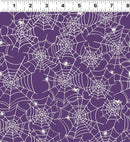 Toil & Trouble Glow in the Dark Spiderweb - Purple