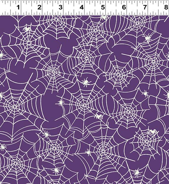 Toil & Trouble Glow in the Dark Spiderweb - Purple