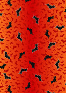 Transylvania Glow Bat Ombre - Orange (glow)