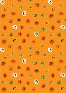 Transylvania Glow Scattered Scaredy Jack-O-Lanterns - Orange (glow)