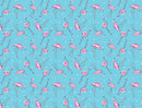 Tropical Splash Flamingo Friends - Light Blue