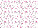 Tropical Splash Flamingo Friends - White