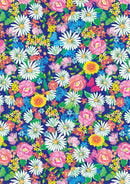 Tropical Splash Floral Paradise - Navy