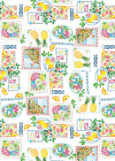 Tropical Splash Tropical Stamps - White