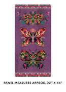 True Colors 24" Wings Panel - Plum/Multi