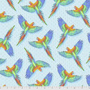 Tula Pink Daydreamer Macaw Ya Later Cloud