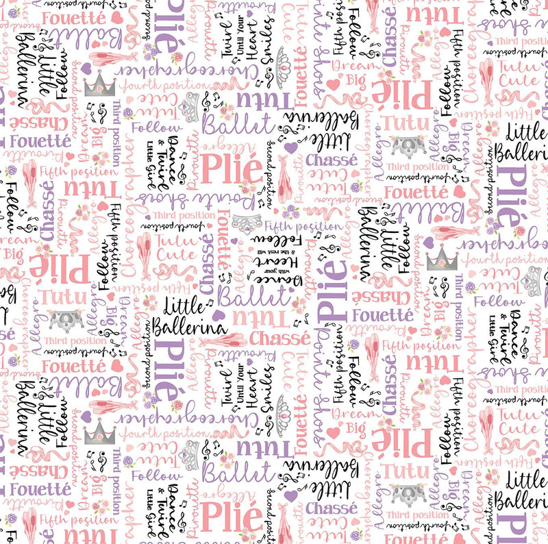 Tutu Cute Words - White