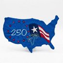 USA Mat Pattern 10" x 6" plus bonus ornament pattern