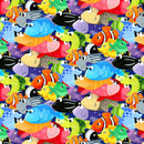 Under the Sea Allover Fish - Multi