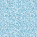 Veranda Allover Leaves - Light Blue