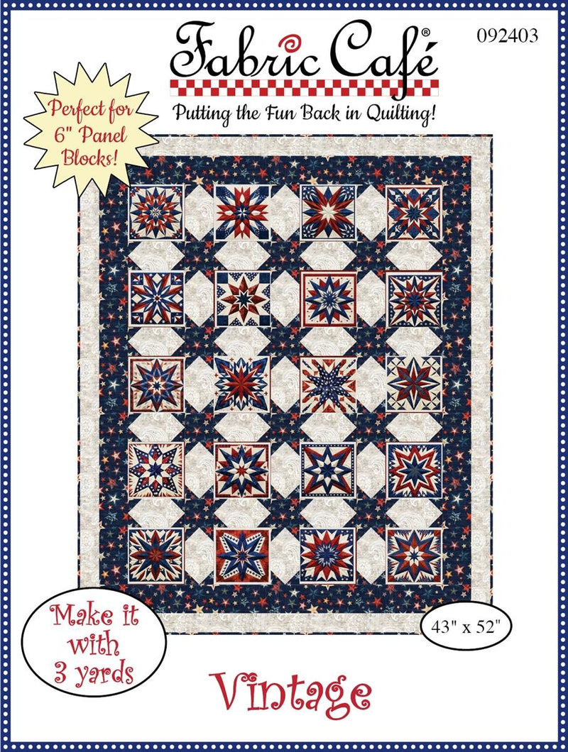 Vintage 3 yard Quilt Pattern