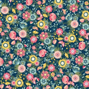 Vintage Fkira - Main Vintage Flora - Dark Blue