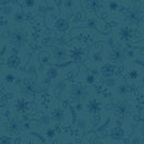 Vintage Flora - Swirl Floral - Blue