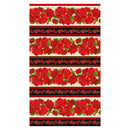 Vintage Rose Border Stripe - Multi