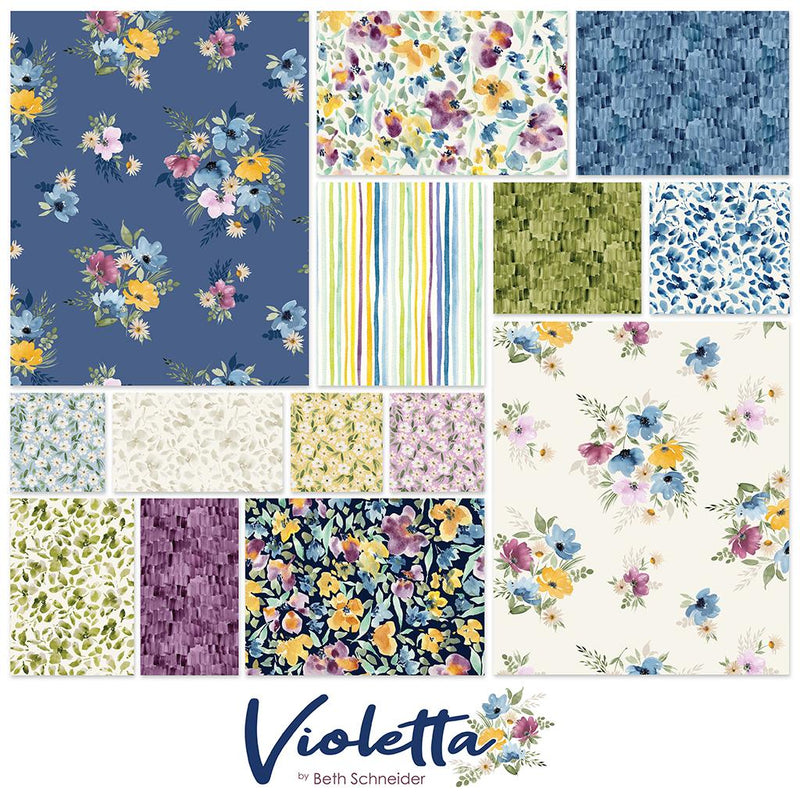 Violetta 2.5" Strip Roll - 40 pcs
