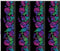 Vivid Border Print - Jewel