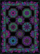 Vivid Kaleidoscope Purple Quilt Kit