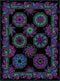 Vivid Kaleidoscope Purple Quilt Kit