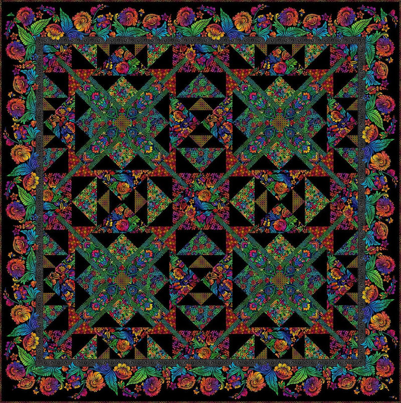 Vivid Multicolor Quilt Kit