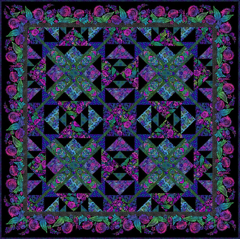 Vivid Purple Quilt Kit