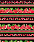 Watermelon & Gingham Stripe