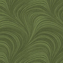 Wave Texture 108" Flannel - Medium Green