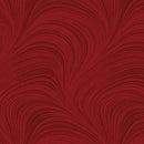 Wave Texture 108" Flannel - Medium Red