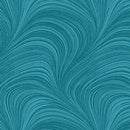 Wave Texture 108" Flannel - Turquoise