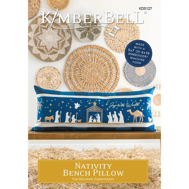 Kimberbell Nativity Bench Pillow Embroidery CD