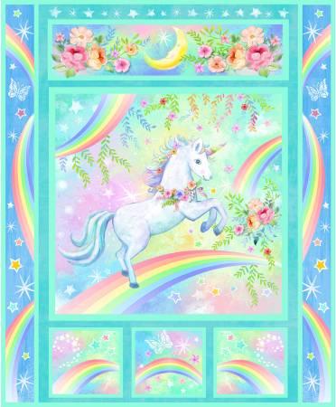 Wee Ones 36" Unicorn Panel - Multi