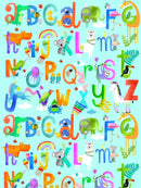 Wee Ones ABC Coordinate - Aqua