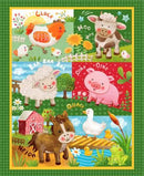 Wee Ones   Farm Animals 36" Panel - Multi