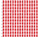 Welcome Funny Farm Gingham - Red