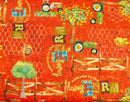 Welcome Funny Farm Tractors - Red