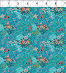 Whimsy Bloom - Teal