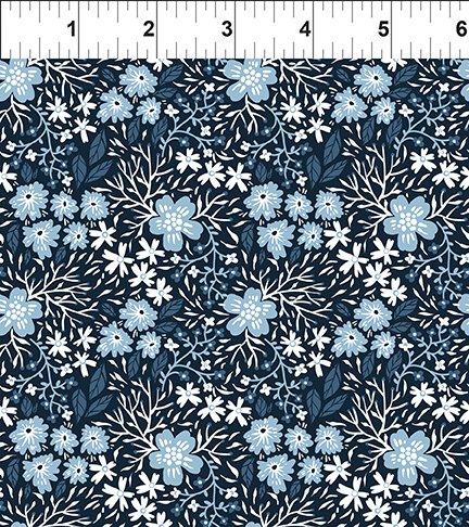 Whimsy Blossoms - Blue