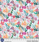 Whispering Garden 108" - Blue/Multi