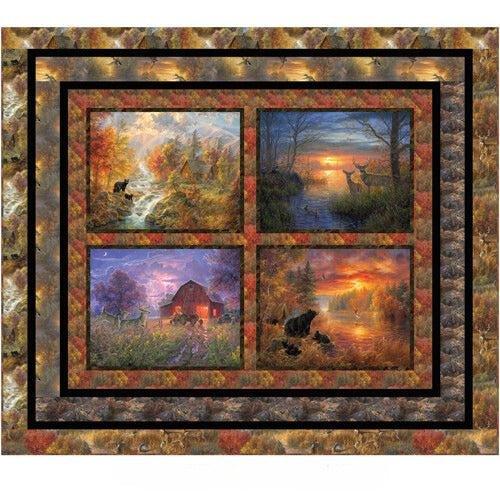 White Country Quilt