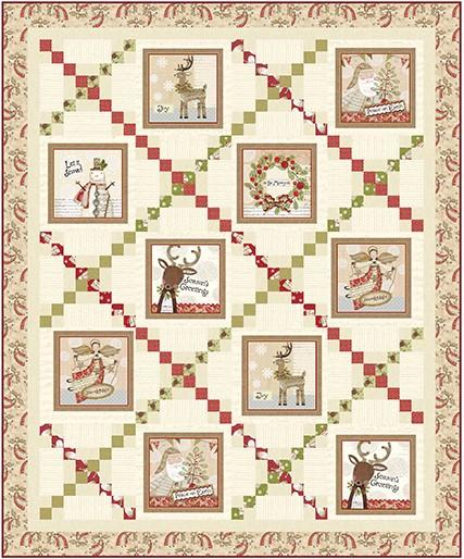 White Winter Quilt Kit