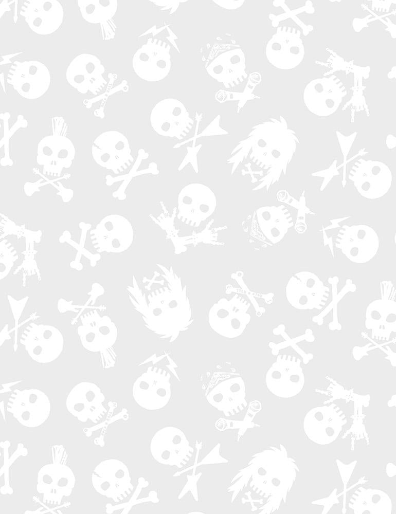 White on White Skulls - White