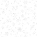 Whiteout Snowflakes - White
