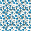 Wildflower Honey Blue Flowers - White